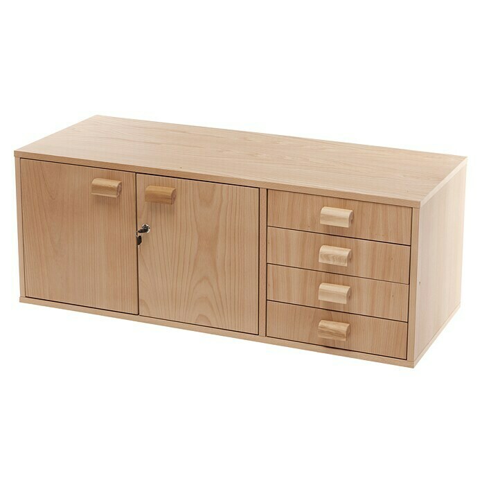 Ramia Werkbank-Unterschrank Pro II (460 x 1.210 x 580 mm, 2 Türen)