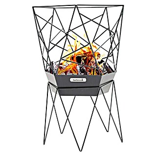 Barbecook Feuerkorb Sierra (Schwarz, L x B x H: 45 x 45 x 71 cm)