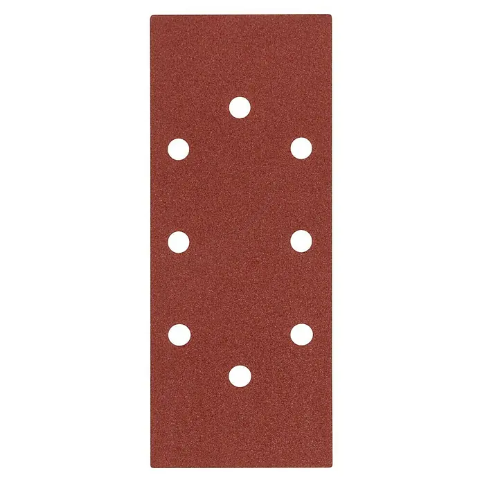 Craftomat Schleifstreifen Sparpack - 230 x 93 mm, 25 -tlg. - Schleifpapier mit Löchern zur Staubabsaugung, ideal für effizientes und sauberes Schleifen. Perfekt für Holz und andere Materialien.