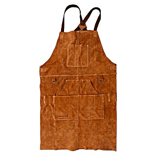 Barbecook Grillschürze (Weiches Leder, Braun, L x B: 67 x 95 cm)