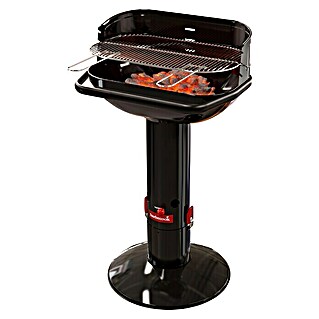 Barbecook Holzkohlegrill Loewy (Grillfläche (B x T): 55 x 33 cm, Schwarz, Stahl)