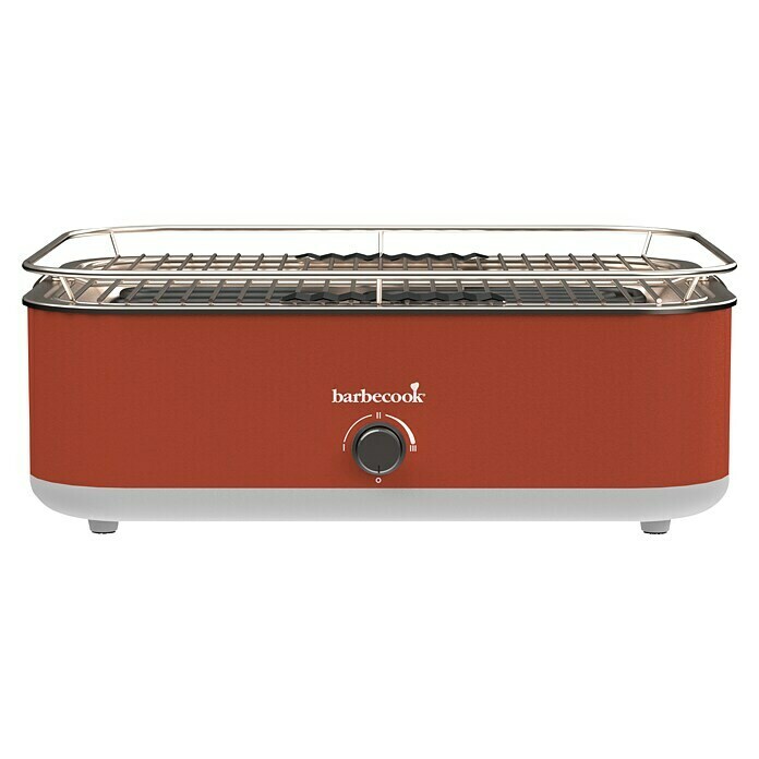 Barbecook Elektrogrill E-Carlo (Grillfläche (B x T): 38,5 x 28,5 cm, 2,5 kW, Rot) | BAUHAUS