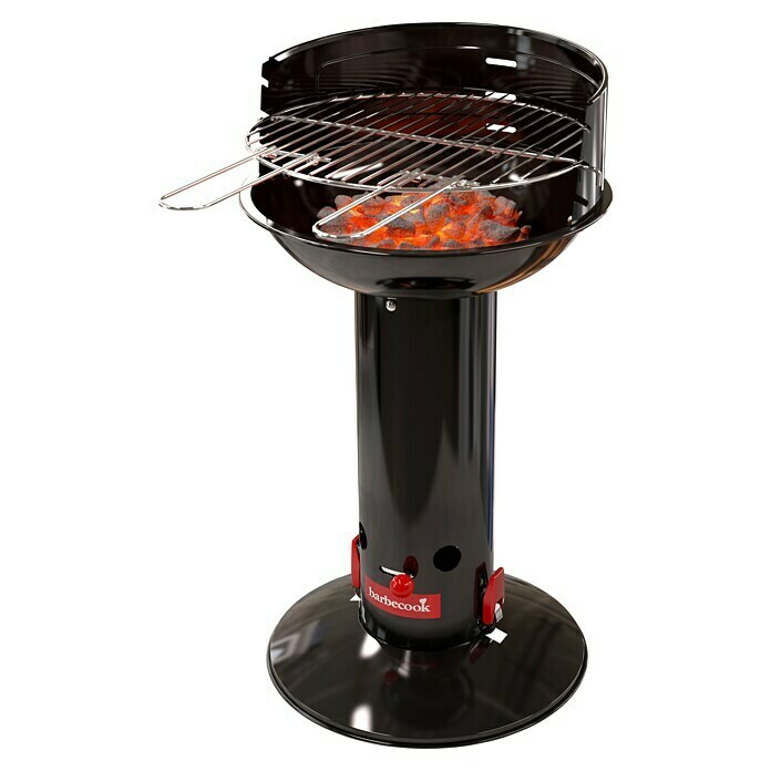 Barbecook Holzkohlegrill Loewy (Durchmesser Grillfläche: 40 cm, Schwarz, Stahl) | BAUHAUS