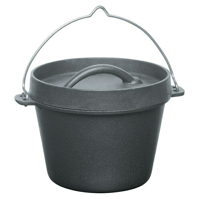 Barbecook Dutch Oven Gusseisen 0.7L (Ø x H: 14 x 11 cm, Gusseisen, 0,7 l) | BAUHAUS