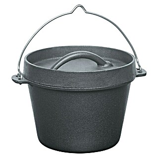 Barbecook Dutch Oven Gusseisen 0.7L (Ø x H: 14 x 11 cm, Gusseisen, 0,7 l)