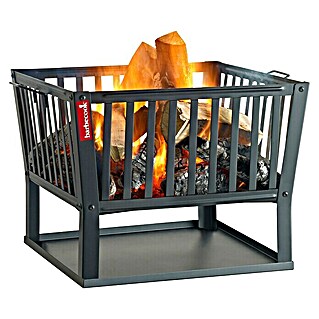Barbecook Feuerkorb Classic Squadra (L x B x H: 62 x 62 x 49 cm, Schwarz)