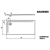 Kaldewei Duschwanne Superplan (L x B: 90 x 170 cm, Stahl, Weiß) | BAUHAUS