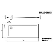 Kaldewei Duschwannen-Set Superplan (L x B: 75 x 170 cm, Stahl, Weiß, Wannenträger, Extraflach) | BAUHAUS