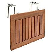 Sunfun Diana Viseča mizica  (Eukaliptus, Rjava, srebrno-sive barve, Zložljivo) | 8240 - Tische Holz | ICAA - Sommermöbel Tische | ICA - Sommermöbel | IC - Freizeit im Garten | I - Stadtgarten | BAUHAUS