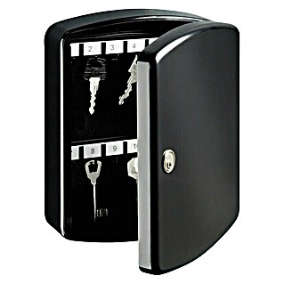 Burg-Wächter Schlüsselkassette Key Box (Anzahl Haken: 24 Stk., 200 x 75 x 255 mm, Schwarz)