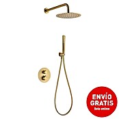 Imex Nápoles Sistema de ducha empotrado (Cartucho del termostato, Oro rosa) | BAUHAUS