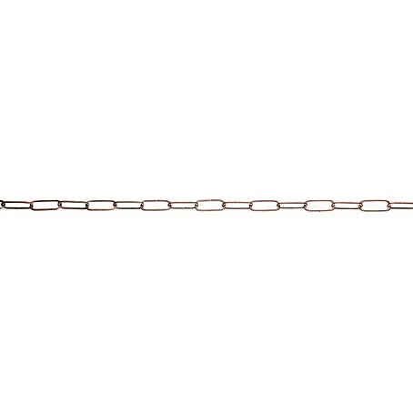 Stabilit Zierkette Meterware (Durchmesser: 2,8 mm, Stahl, Altkupferfarben)
