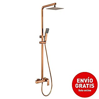 Imex Pisa Sistema de ducha (Grifo monomando, Oro rosa)