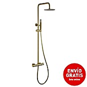 Imex Génova Sistema de ducha (Grifo termostático, Oro) | BAUHAUS