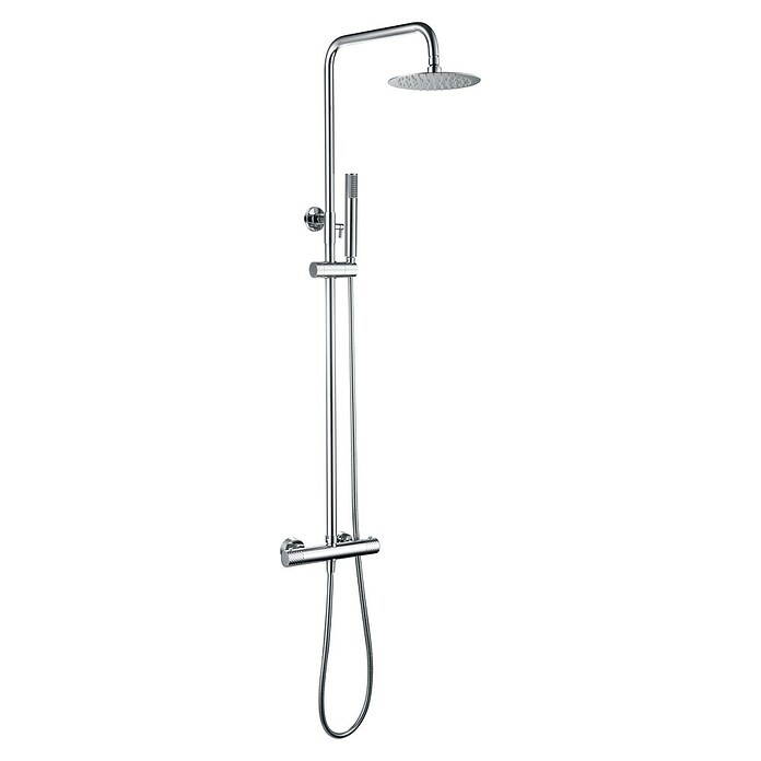 Imex Génova Sistema de ducha (Grifo termostático, Cromo) | BAUHAUS
