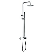 Imex Génova Sistema de ducha (Grifo termostático, Cromo) | BAUHAUS