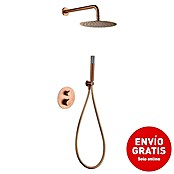 Imex Génova Sistema de ducha empotrado (Cartucho del termostato, Oro rosa) | BAUHAUS