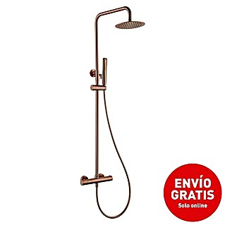 Imex Nápoles Sistema de ducha (Grifo termostático, Oro rosa)