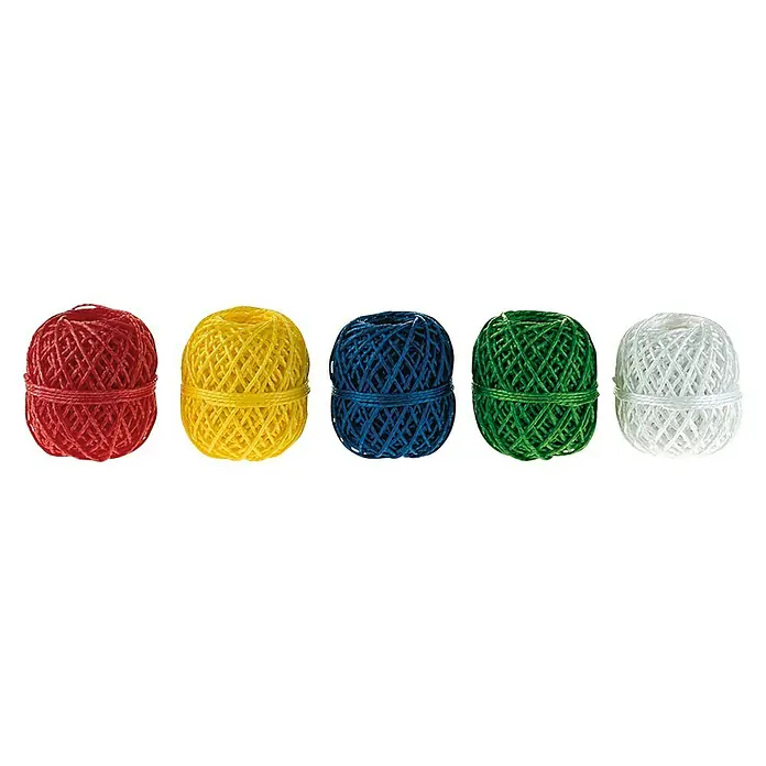Stabilit Bindfaden - Ø x L: 1,5 mm x 40 m, Polypropylen - Verschiedenfarbige Garnrollen.
