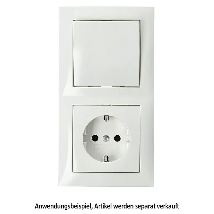 Berker S.1 Abdeckrahmen 10129909 - Polarweiß, 2-fach, Kunststoff - Weißer Lichtschalter und Steckdose der Marke Berker, die Funktionalität und minimalistisches Design für moderne Innenräume vereinen.