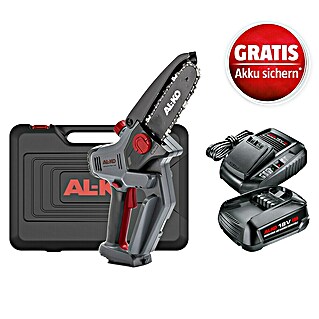 AL-KO Bosch Home & Garden Compatible Akku-Kettensäge CSM 1815 (18 V, Li-Ionen, 1 Akku, Schwertlänge: 15 cm)