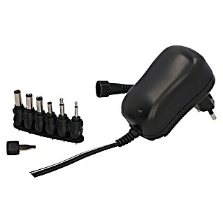 Profi Depot Univerzalni mrežni adapter (Crne boje, Maksimalna snaga: 12 W)