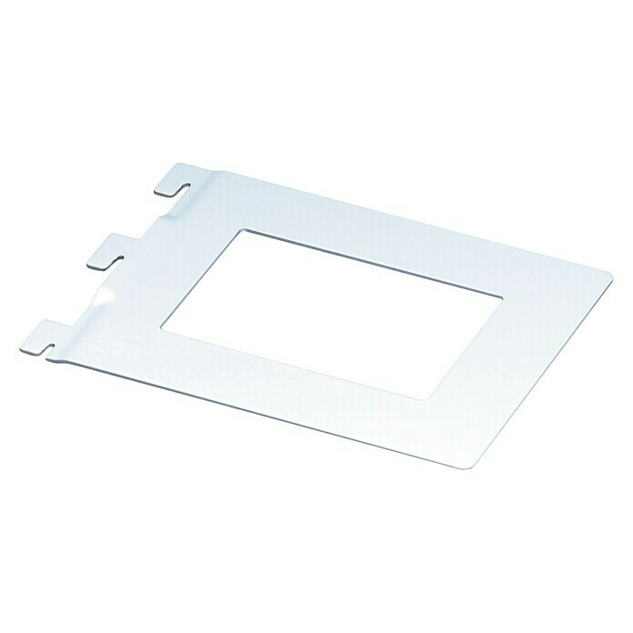 Element System Soporte para libros (11,8 x 14,3 cm, Apto para: Rieles Classic Raster 50, Aluminio blanco)