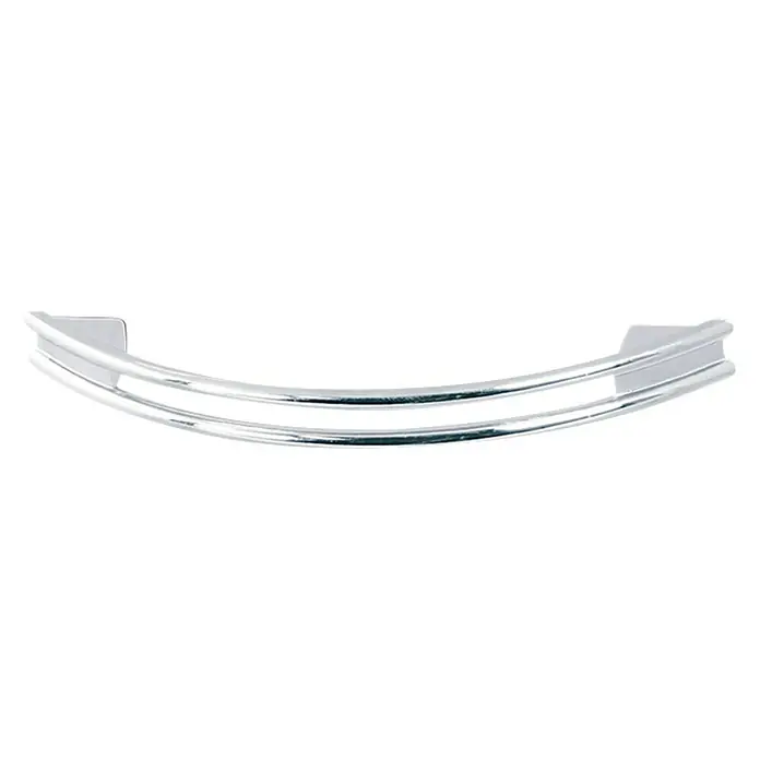 Häfele Tirador para muebles - Tipo de tirador del mueble: Estribo, L x An x Al: 124 x 12 x 28 mm, Otros, Cromado, Distancia entre orificios: 96 mm - Tirador curvado cromado de mueble con doble barra para cajones y armarios. Ideal para decoraciones modernas.
