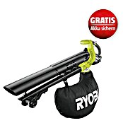 Ryobi Akku-Laubbläser OBV18 (18 V, Li-Ionen, Ohne Akku, Blasgeschwindigkeit: 201 km/h)