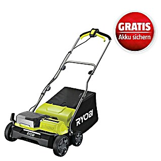 Ryobi ONE+ Akku-Vertikutierer RY18SFX35A-240 (18 V, Li-Ionen, 2 Akkus, Arbeitsbreite: 35 cm)