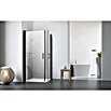 Camargue Vario Eckdusche B1+B3 (L x B x H: 75 x 90 x 195 cm, Beschichtet, Schwarz, Glasstärke: 6 mm) | BAUHAUS