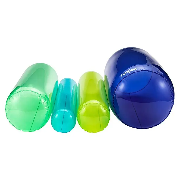 Funsicle Luftmatratze Schwimmlounge - Länge: 127 cm - Farbig sortierte FunSicle-Rolle, eine lustige und sichere Art für Kinder, das Gleichgewicht zu halten, ihre Koordination zu verbessern und aktiv zu sein.