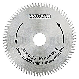 Proxxon List za kružnu pilu Super Cut No 28014 (Promjer: 58 mm, Promjer provrta prihvatnika: 10 mm, Krom – vanadij – čelik)
