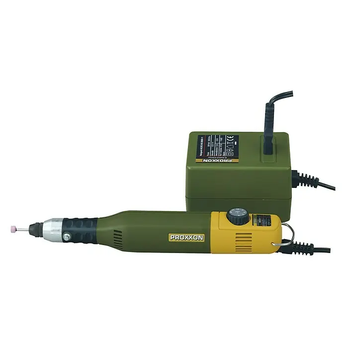 Proxxon Micromot Modellbau- & Gravier-Set 60 E - 40 W - Proxxon Feinbohrschleifer FBS 240/E mit Netzteil. Ein Präzisionswerkzeug für feine Schleif- und Bohrarbeiten in Hobby und Modellbau.