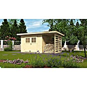 Weka Gartenhaus 179 A (Außenmaß inkl. Dachüberstand (B x T): 430 x 311 cm, Holz, Natur) | BAUHAUS