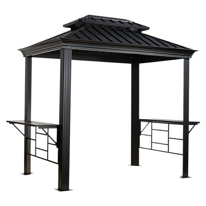 Sojag Grillpavillon Messina BBQ179 x 292 x 262 cm, Anthrazit Front View