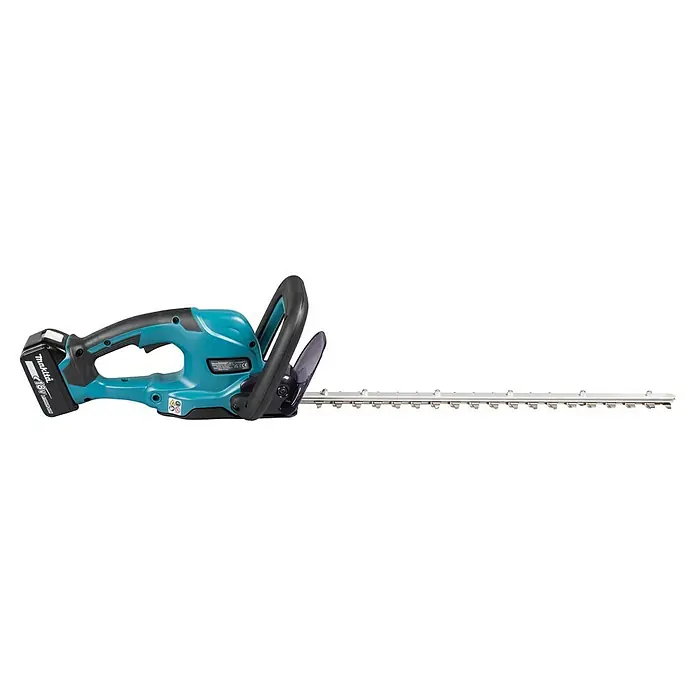 Makita LXT 18V Akku-Heckenschere DUH507RF - 18 V, Li-Ionen, 1 Akku, Schnittlänge: 500 cm - Makita Akku-Heckenschere mit scharfen Klingen für präzise Schnitte und einen sauberen Garten. Kabellose Freiheit für müheloses Arbeiten.