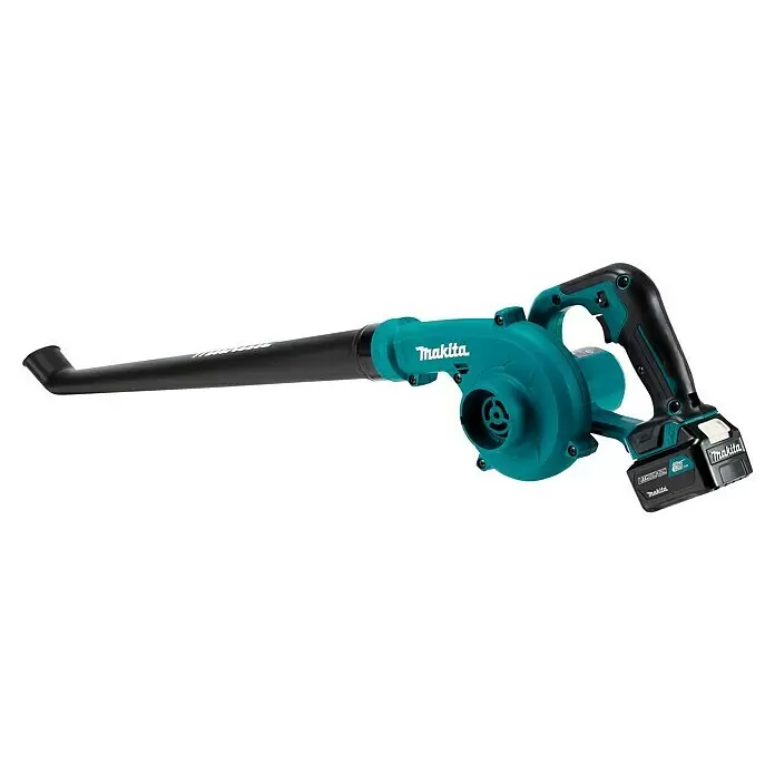 Makita CXT 12V max. Akku-Gebläse UB101DZ - Ohne Akku, Blasgeschwindigkeit: 56 m/s - Makita Akku-Gebläse in Türkis und Schwarz mit langer Düse und 12V Akku.