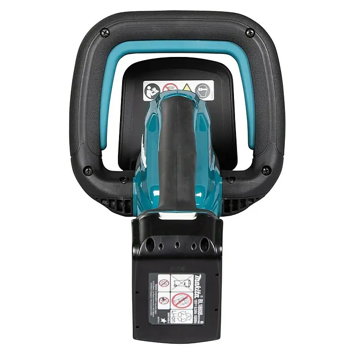 Makita LXT 18V Akku-Heckenschere DUH506Z - 18 V, Li-Ionen, Ohne Akku, Schnittlänge: 50 cm - Makita Akku-Heckenschere mit Griff und Akku, ideal für den Garteneinsatz. Kompaktes Design für einfache Handhabung.