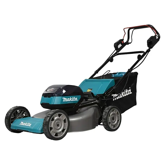 Makita XGT 40V max. Akku-Rasenmäher LM002GZ - 40 V, Ohne Akku, Schnittbreite: 53 cm - Ein Makita Akku-Rasenmäher mit Fangkorb, der für kabellose Rasenpflege und einfaches Mähen im Garten entwickelt wurde.