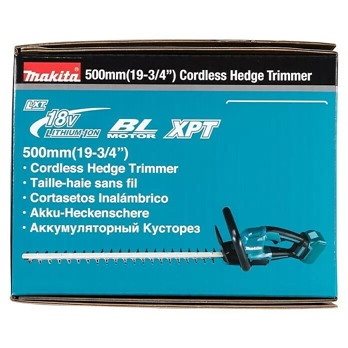 Makita LXT 18V Akku-Heckenschere DUH506Z18 V, Li-Ionen, Ohne Akku, Schnittlänge: 50 cm Front View