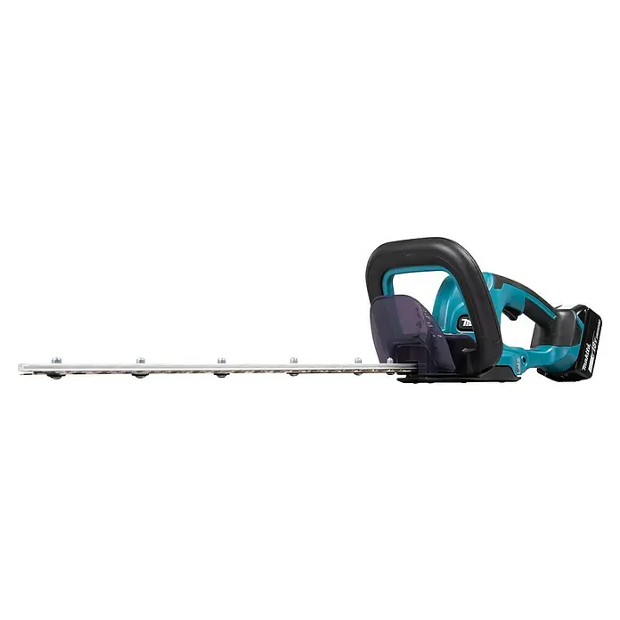 Makita LXT 18V Akku-Heckenschere DUH507RF - 18 V, Li-Ionen, 1 Akku, Schnittlänge: 500 cm - Akkubetriebene Makita Heckenschere mit scharfen Klingen und ergonomischem Griff für präzise Gartengestaltung.