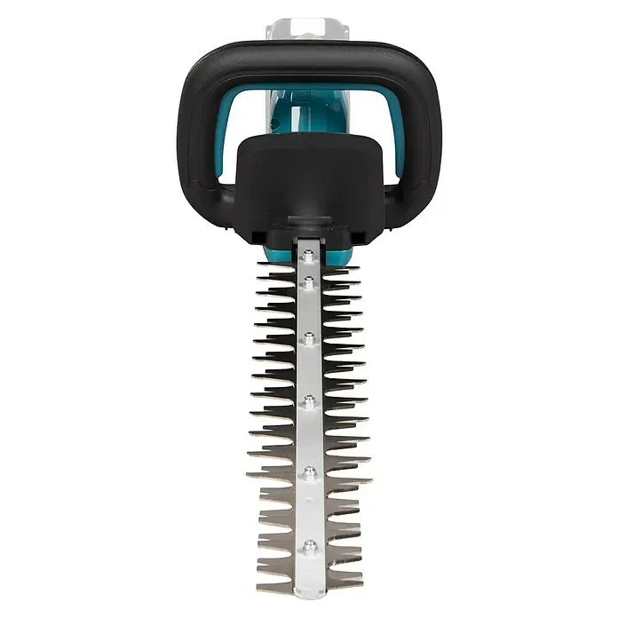 Makita LXT 18V Akku-Heckenschere DUH506Z - 18 V, Li-Ionen, Ohne Akku, Schnittlänge: 50 cm - Abbildung einer Heckenschere mit scharfen Klingen zum präzisen Schneiden von Hecken und Sträuchern, ideal für die Gartenpflege.