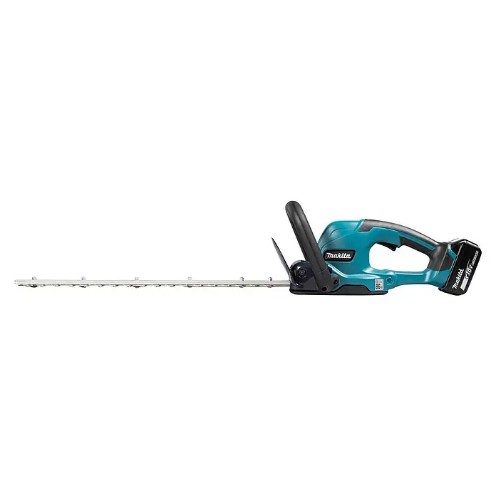 Makita LXT 18V Akku-Heckenschere DUH507RF - 18 V, Li-Ionen, 1 Akku, Schnittlänge: 500 cm - Akkuschere von Makita, ideal für den präzisen Heckenschnitt. Leistungsstark und kabellos für flexible Gartenarbeit.