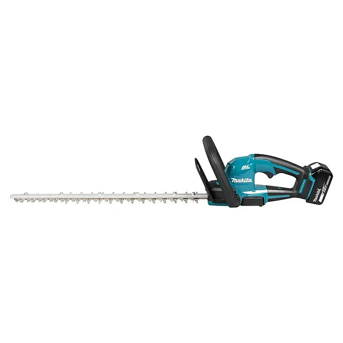 Makita LXT 18V Akku-Heckenschere DUH506Z - 18 V, Li-Ionen, Ohne Akku, Schnittlänge: 50 cm - Abbildung einer Makita Akku-Heckenschere mit langem Schwert und ergonomischem Griff.