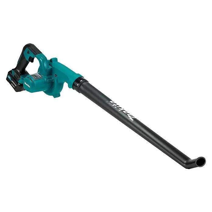 Makita CXT 12V max. Akku-Gebläse UB101DZ - Ohne Akku, Blasgeschwindigkeit: 56 m/s - Makita Akku-Gebläse in Türkis und Schwarz mit langer Düse zum Entfernen von Schmutz.