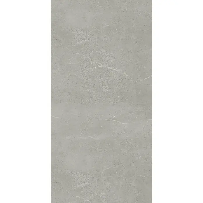 Vinylboden Rigid Fliese XL - Metro, Fliese, 1.220 x 610 x 7,5 mm - Graue Marmorfliese mit subtilen weißen Adern, ideal für elegante Boden- und Wandgestaltungen, die eine zeitlose Ästhetik verleihen.