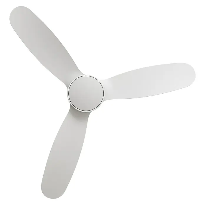 Arte confort Ventilador de techo Regina - Blanco, 106 cm, 20 W, Blanco cálido - Ventilador de techo blanco con tres aspas, ideal para interiores modernos, proporcionando refrigeración y un diseño elegante.