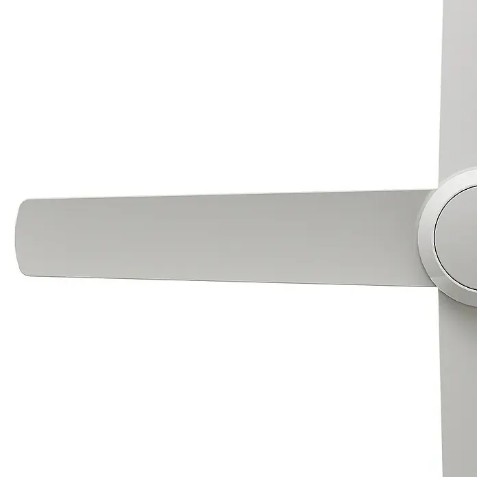 Arte confort Ventilador de techo Tirana - Blanco, 122 cm, 35 W, Blanco cálido - Detalle de una elegante pala de ventilador de techo blanca, mostrando un elemento de diseño moderno que combina estilo y funcionalidad.