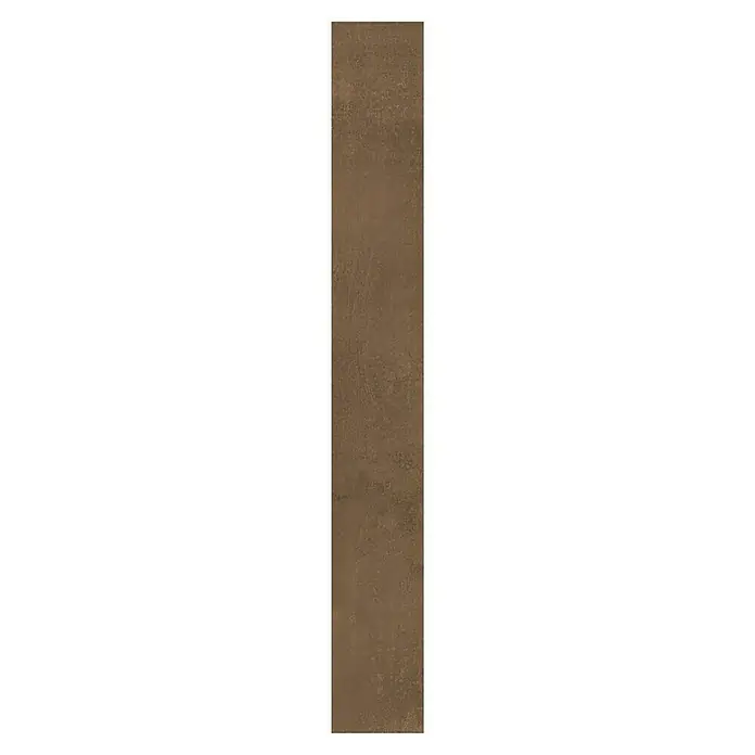 Bariperfil Revestimiento de pared de PVC Oxide Terra - 260 x 33,3 cm, Oxide Terra - Baldosa de cerámica marrón con una textura sutil, ideal para interiores elegantes y modernos. La superficie duradera garantiza la longevidad.